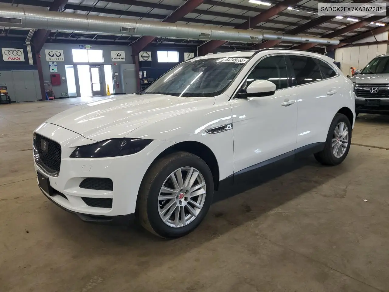 2019 Jaguar F-Pace Prestige VIN: SADCK2FX7KA362285 Lot: 54249565