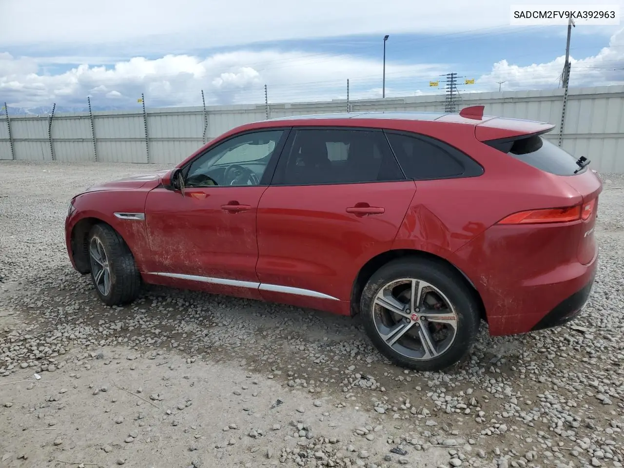 2019 Jaguar F-Pace S VIN: SADCM2FV9KA392963 Lot: 54572485