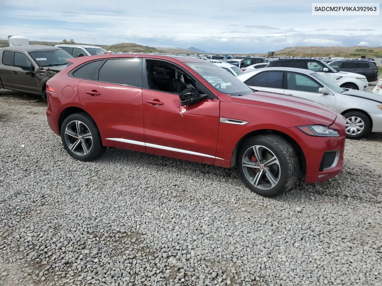 2019 Jaguar F-Pace S VIN: SADCM2FV9KA392963 Lot: 54572485