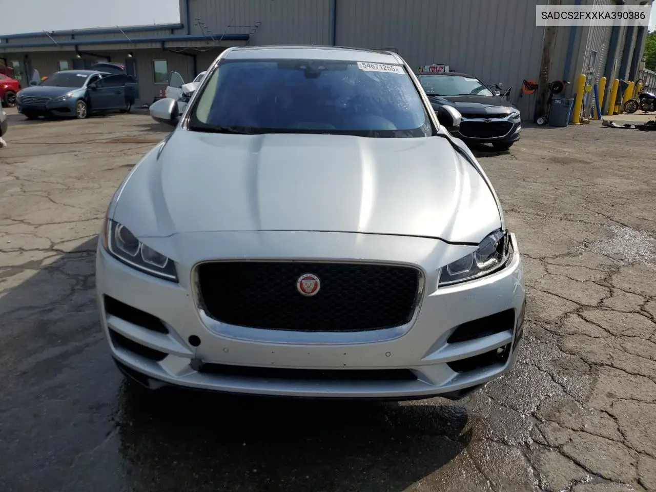 2019 Jaguar F-Pace VIN: SADCS2FXXKA390386 Lot: 54671255