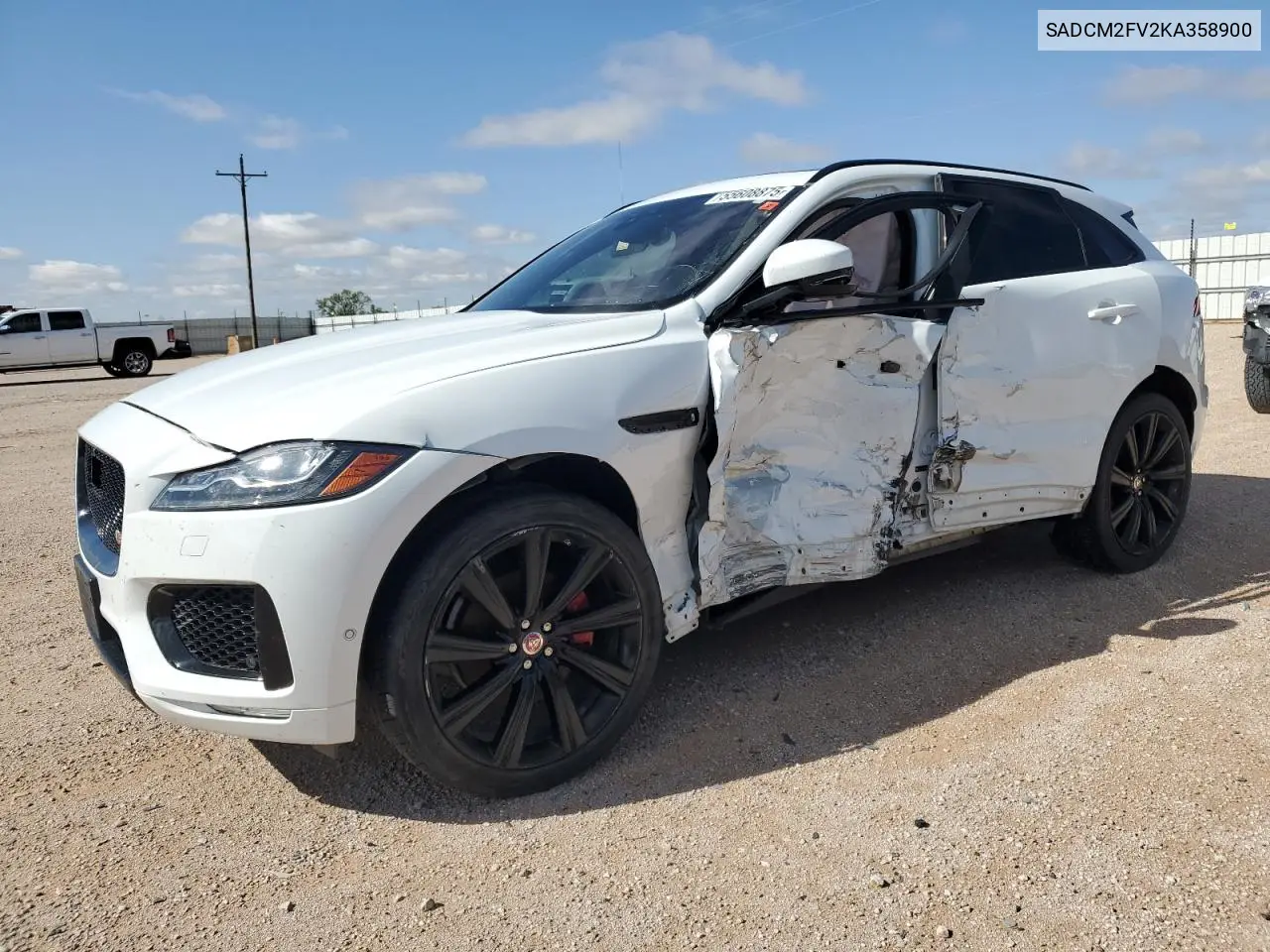 2019 Jaguar F-Pace S VIN: SADCM2FV2KA358900 Lot: 55608875