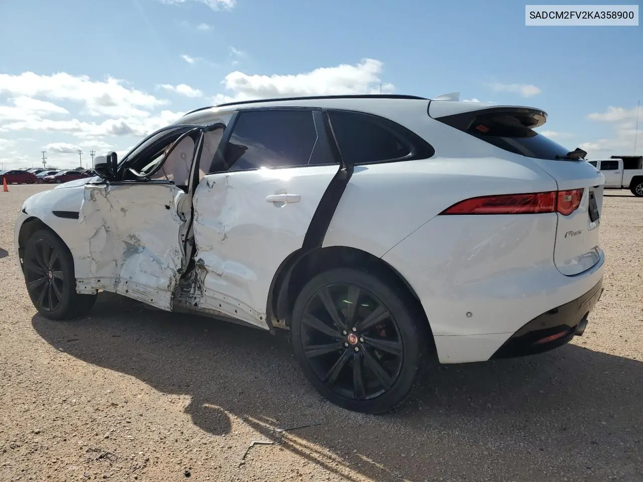 2019 Jaguar F-Pace S VIN: SADCM2FV2KA358900 Lot: 55608875