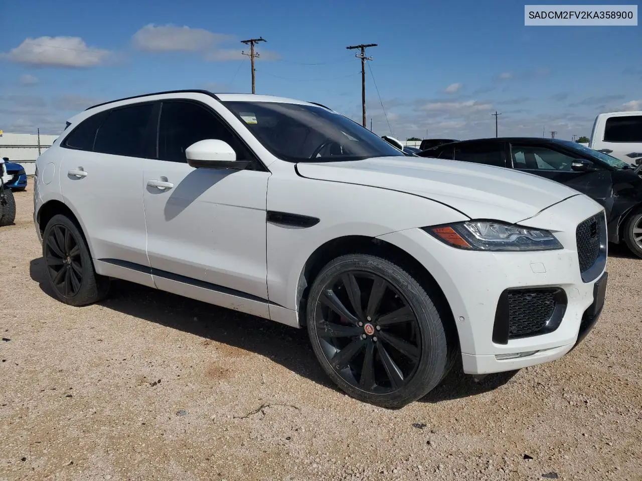2019 Jaguar F-Pace S VIN: SADCM2FV2KA358900 Lot: 55608875
