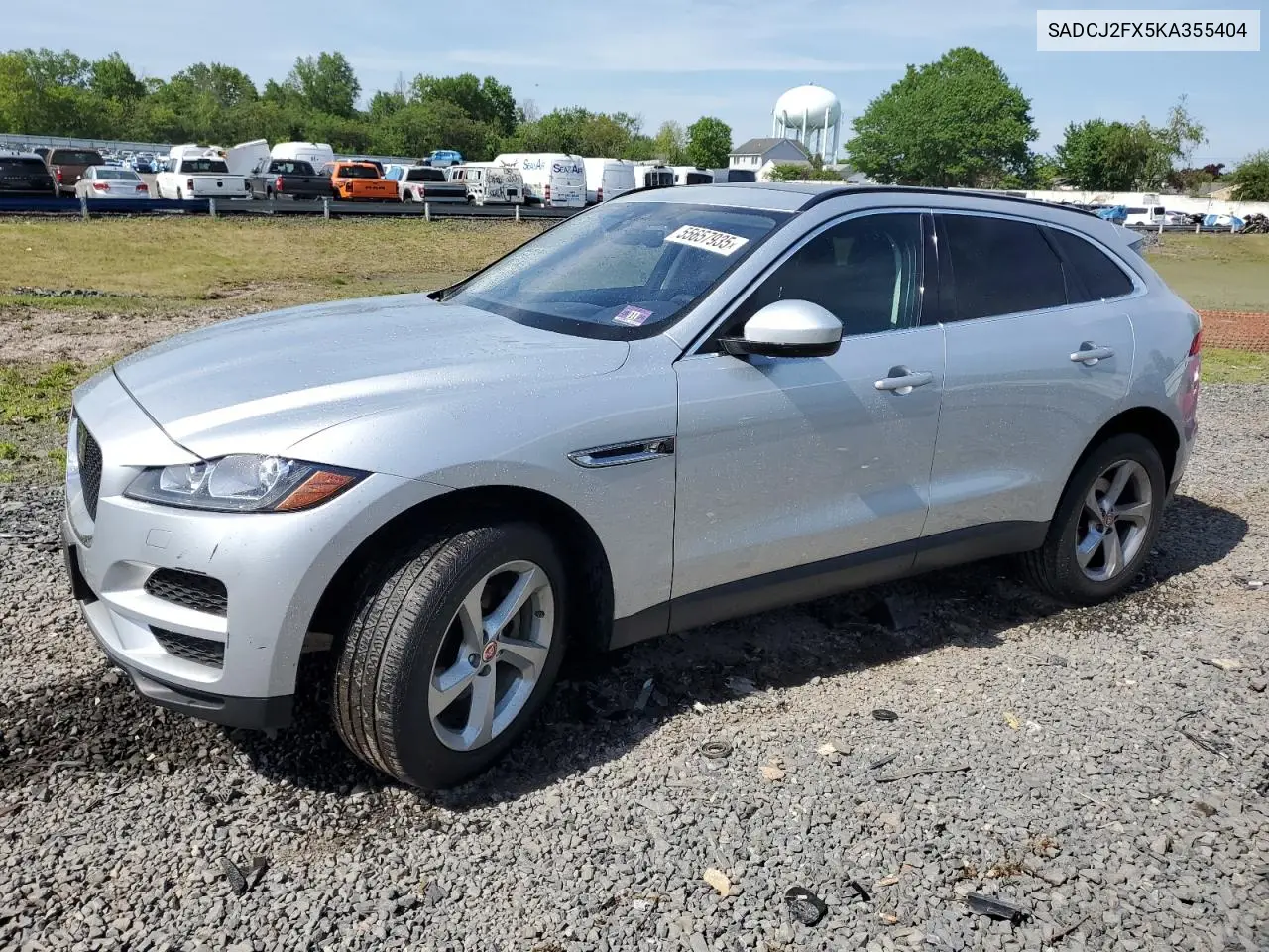 2019 Jaguar F-Pace Premium VIN: SADCJ2FX5KA355404 Lot: 55657935