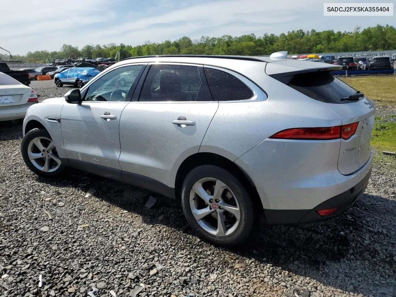 2019 Jaguar F-Pace Premium VIN: SADCJ2FX5KA355404 Lot: 55657935