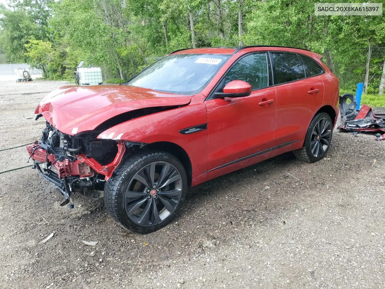 2019 Jaguar F-Pace R - Sport VIN: SADCL2GX8KA615397 Lot: 55993585