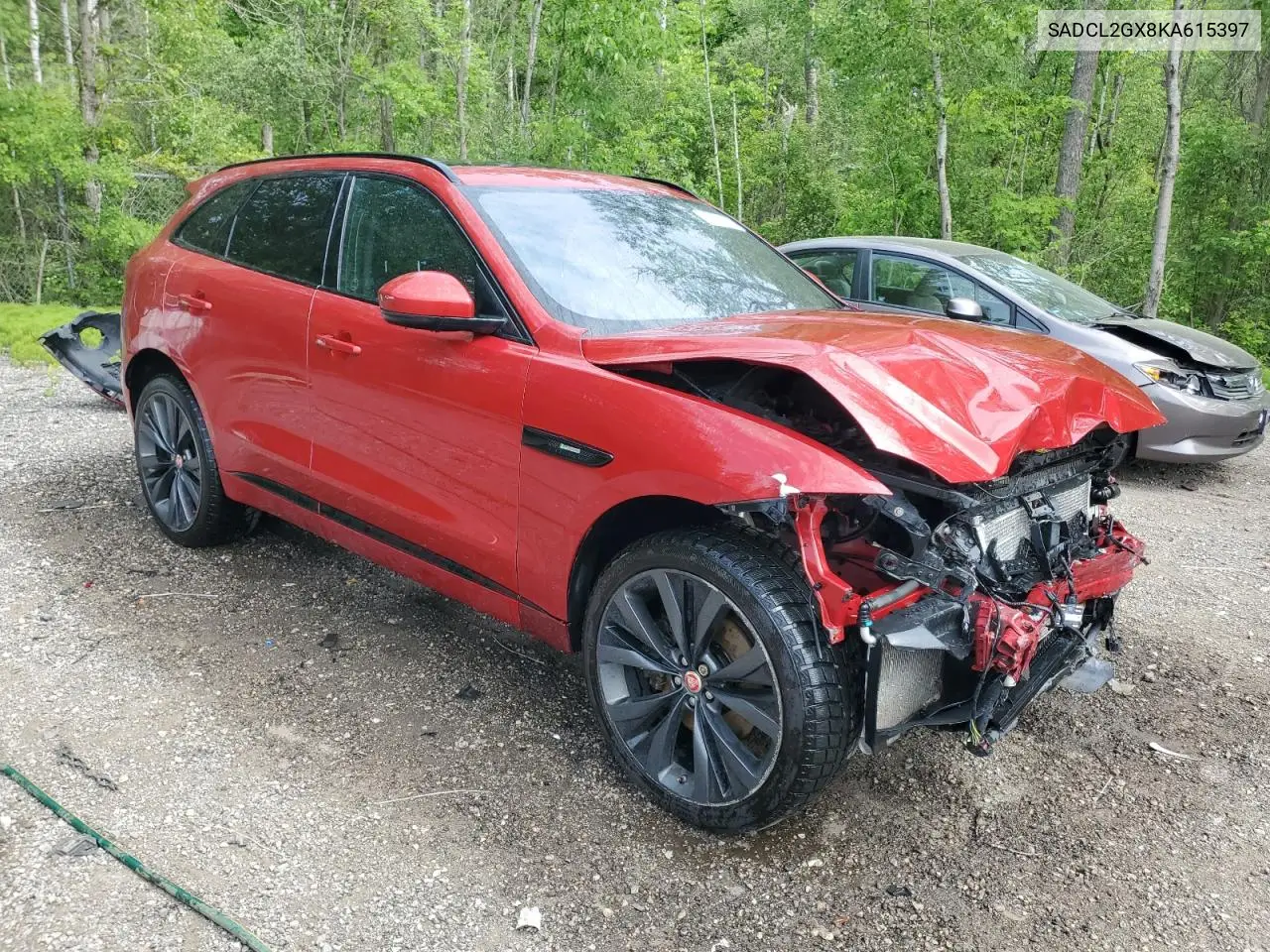 2019 Jaguar F-Pace R - Sport VIN: SADCL2GX8KA615397 Lot: 55993585