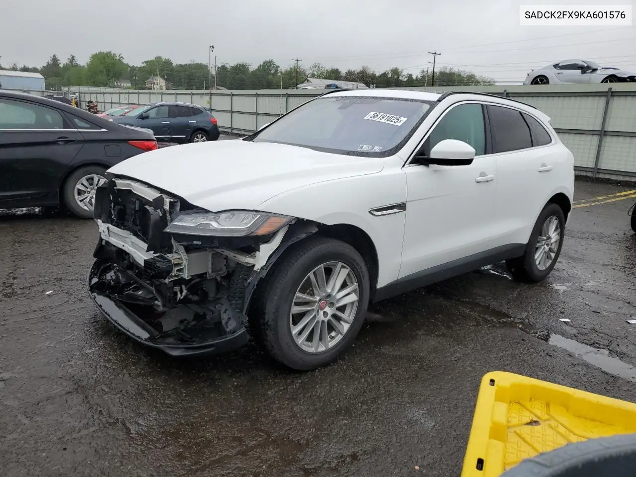 2019 Jaguar F-Pace Prestige VIN: SADCK2FX9KA601576 Lot: 56191025
