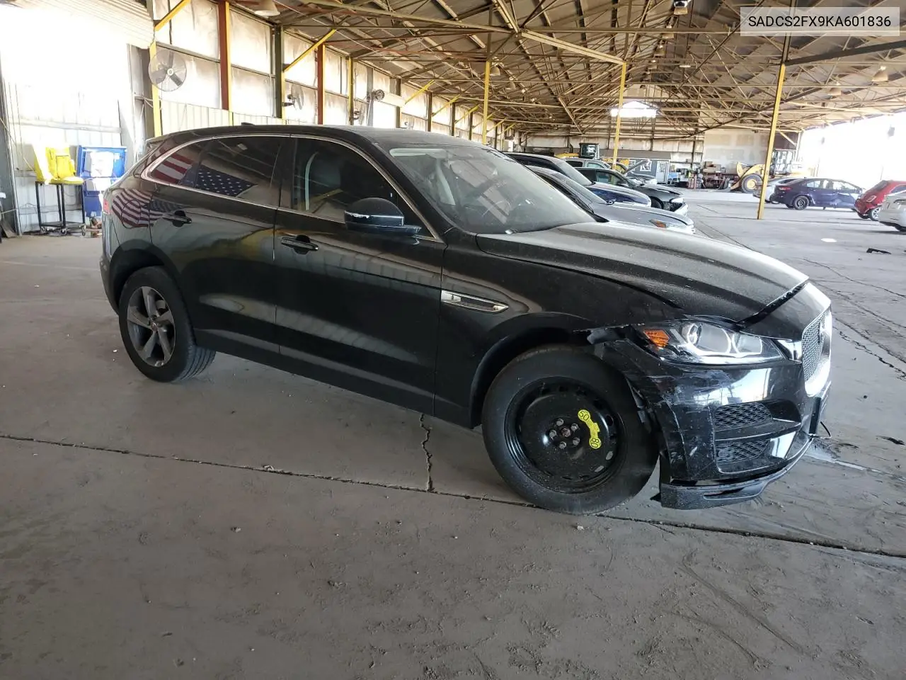 2019 Jaguar F-Pace VIN: SADCS2FX9KA601836 Lot: 56493255