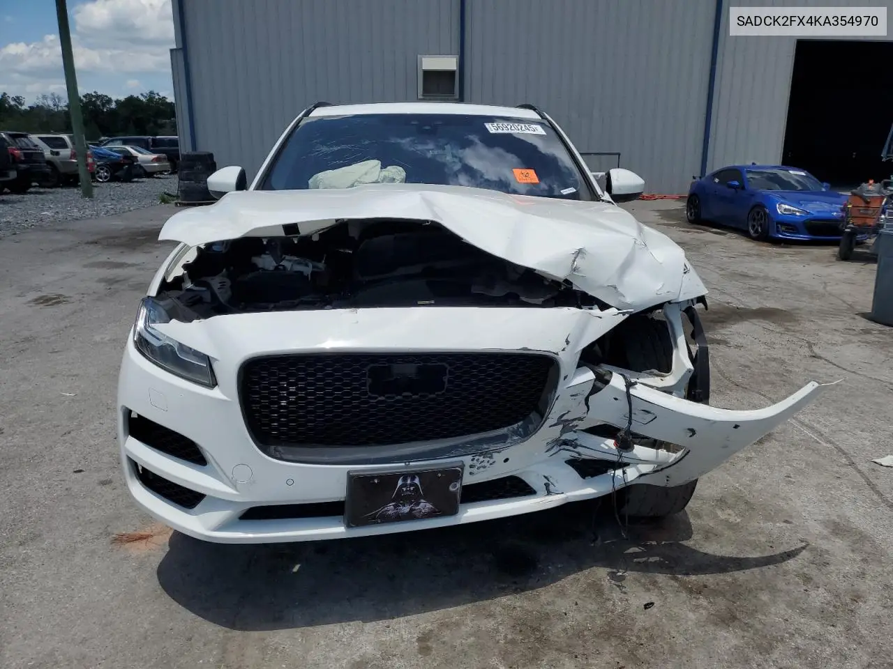 2019 Jaguar F-Pace Prestige VIN: SADCK2FX4KA354970 Lot: 56920245