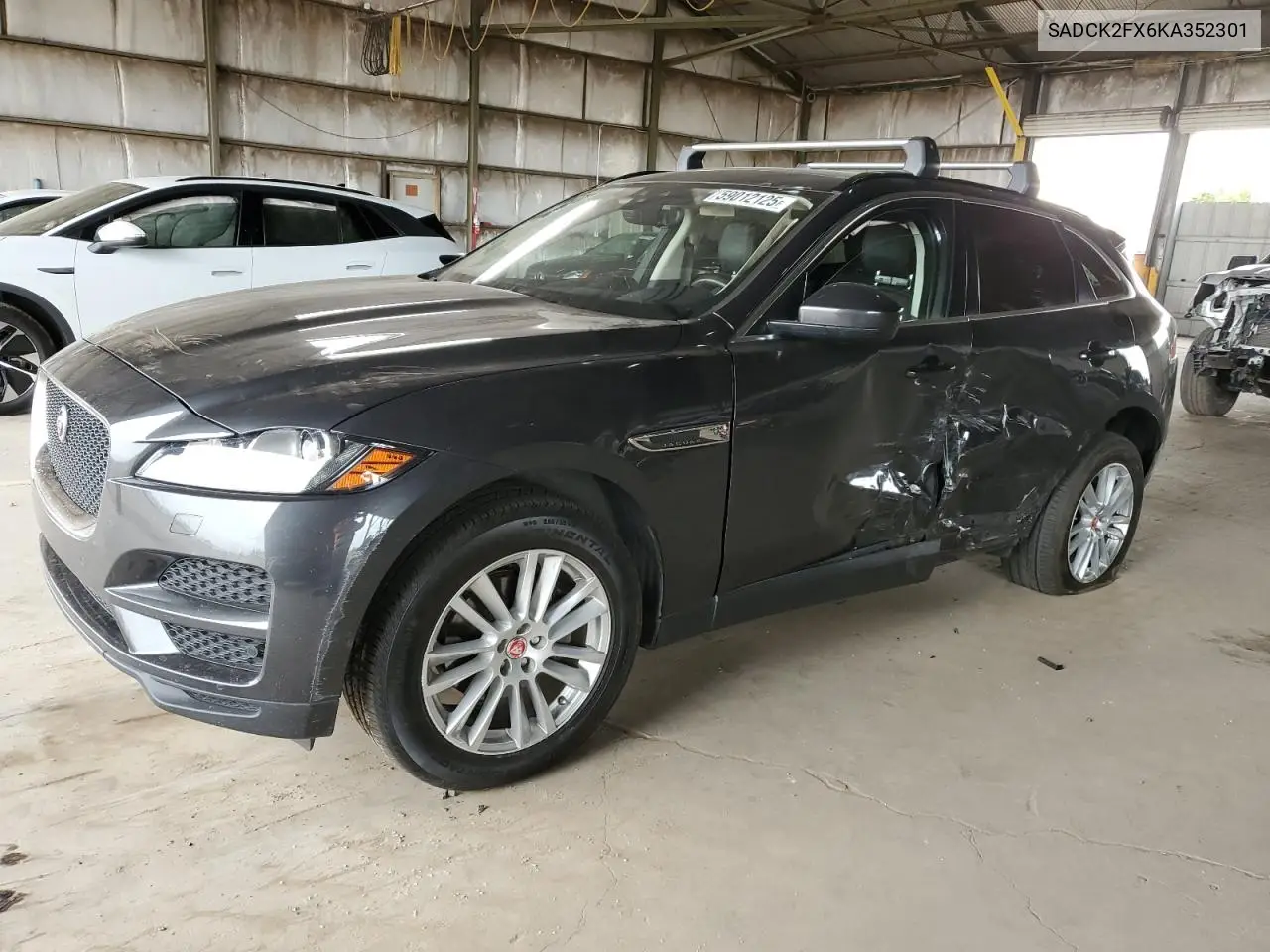 2019 Jaguar F-Pace Prestige VIN: SADCK2FX6KA352301 Lot: 59012125