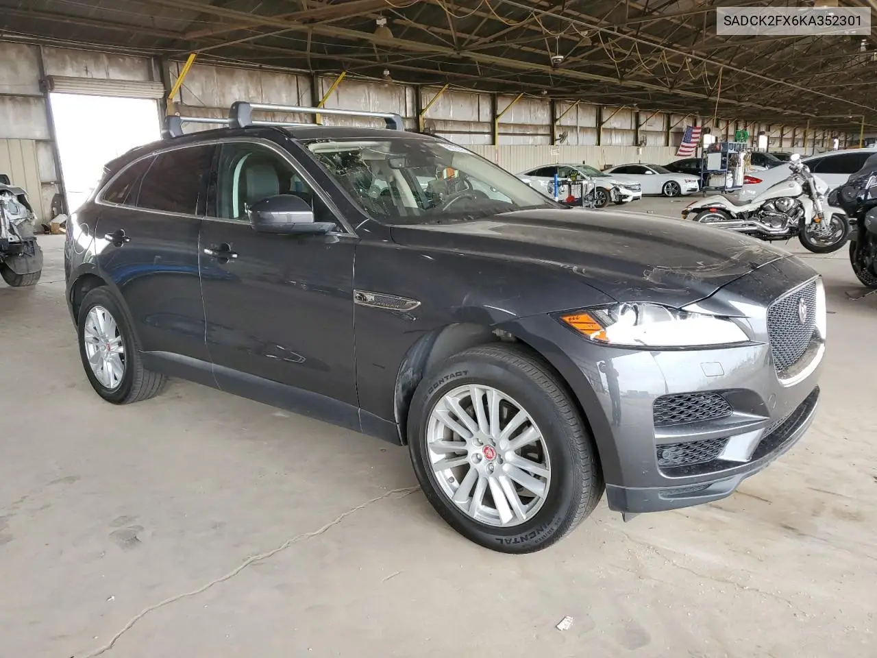 2019 Jaguar F-Pace Prestige VIN: SADCK2FX6KA352301 Lot: 59012125