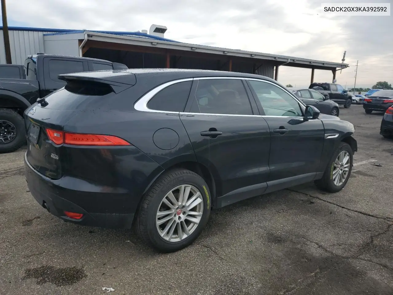 2019 Jaguar F-Pace Prestige VIN: SADCK2GX3KA392592 Lot: 59199455