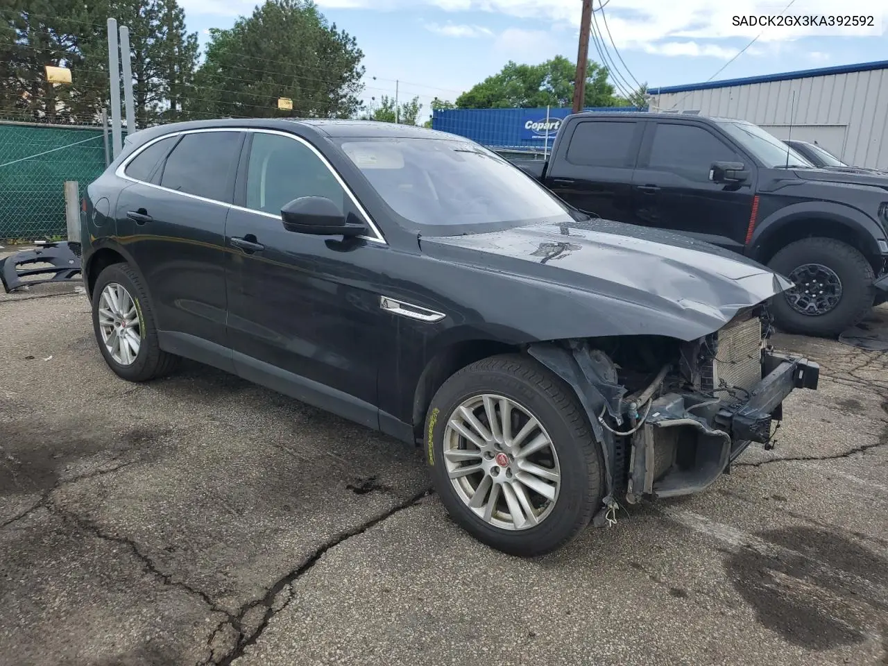 2019 Jaguar F-Pace Prestige VIN: SADCK2GX3KA392592 Lot: 59199455