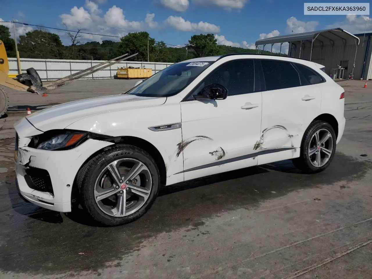2019 Jaguar F-Pace R - Sport VIN: SADCL2FX6KA363960 Lot: 59994075
