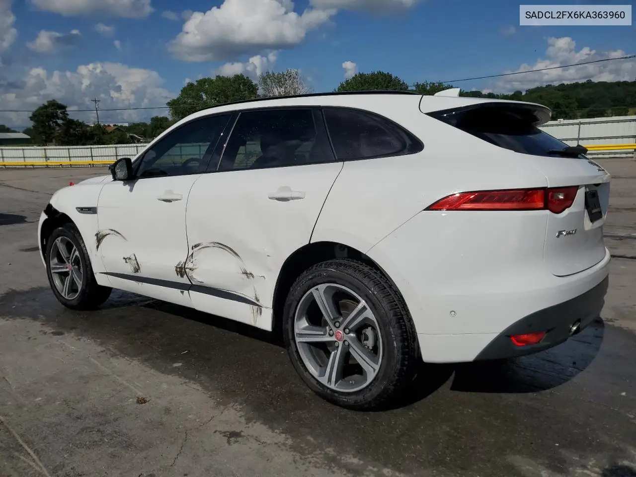 2019 Jaguar F-Pace R - Sport VIN: SADCL2FX6KA363960 Lot: 59994075