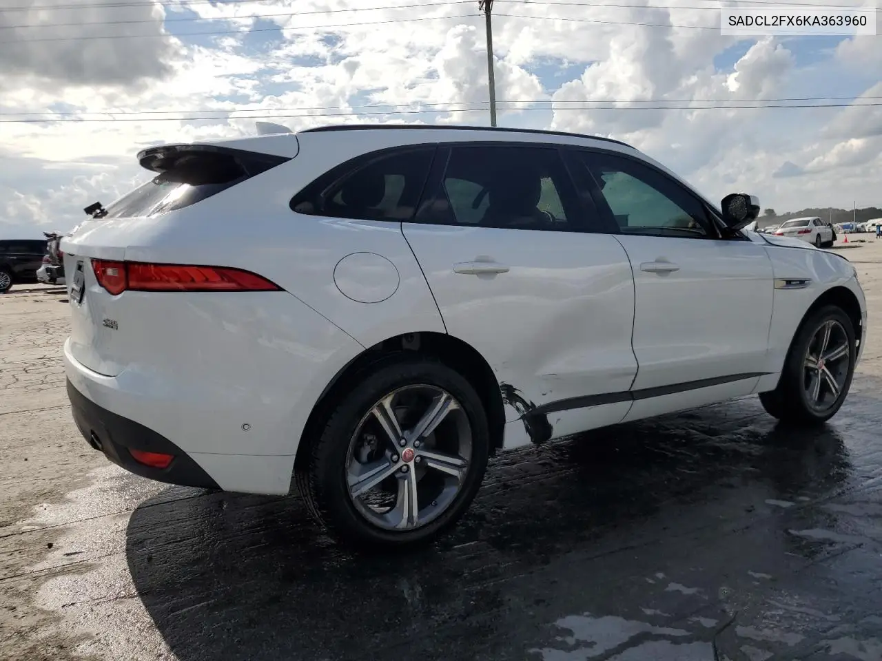 2019 Jaguar F-Pace R - Sport VIN: SADCL2FX6KA363960 Lot: 59994075