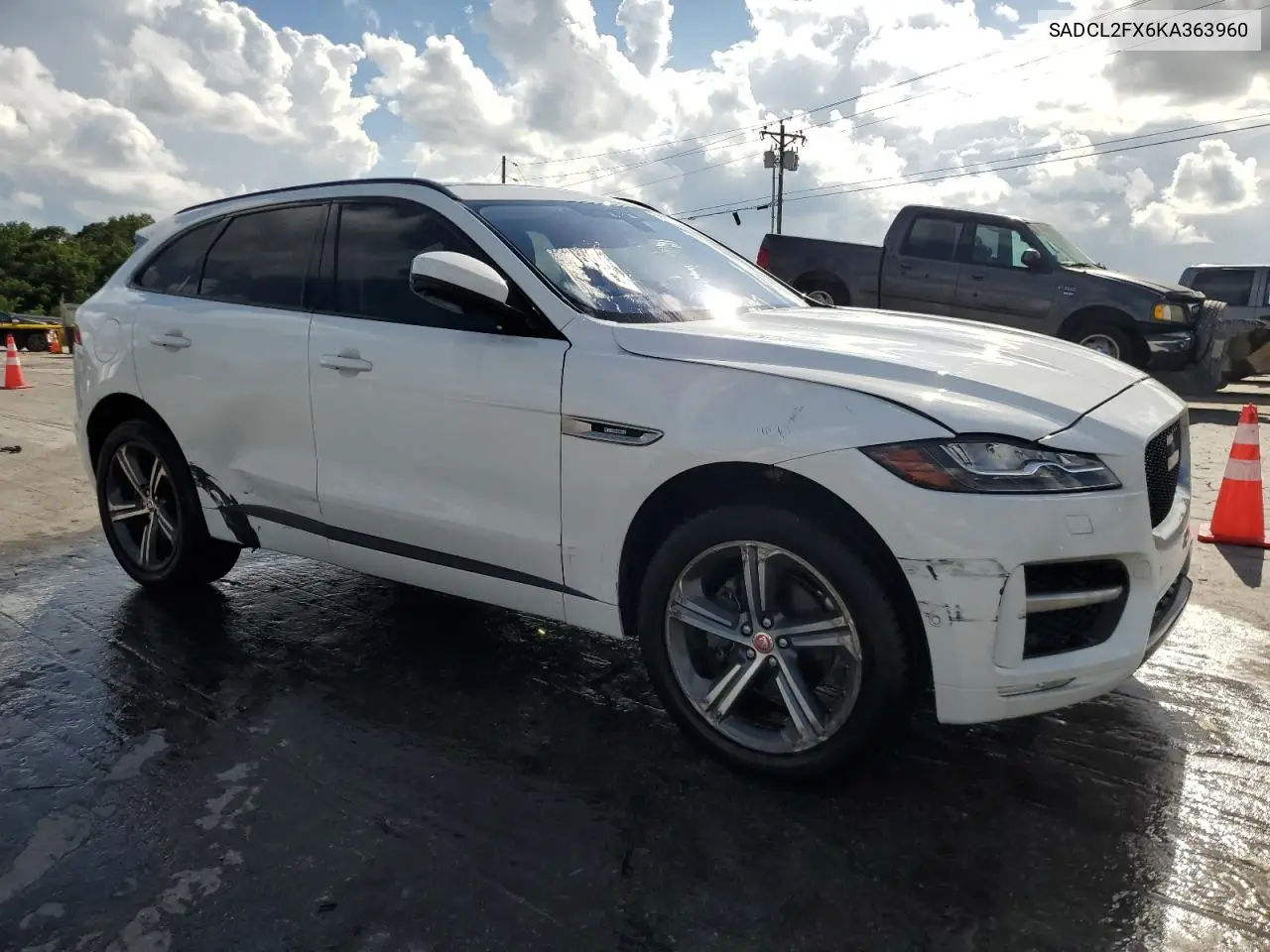 2019 Jaguar F-Pace R - Sport VIN: SADCL2FX6KA363960 Lot: 59994075