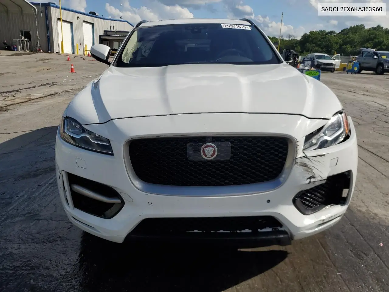 2019 Jaguar F-Pace R - Sport VIN: SADCL2FX6KA363960 Lot: 59994075