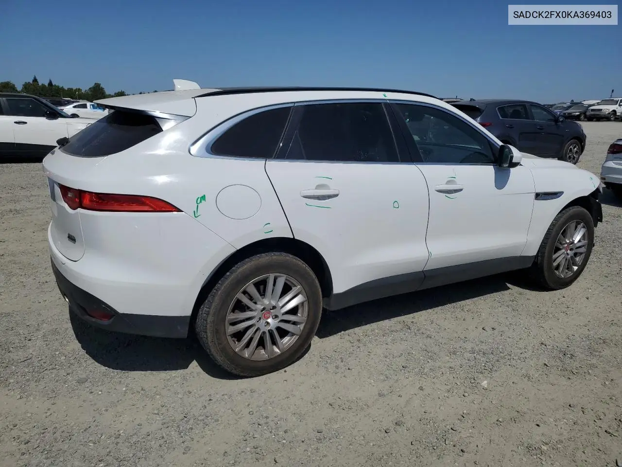 2019 Jaguar F-Pace Prestige VIN: SADCK2FX0KA369403 Lot: 61041285