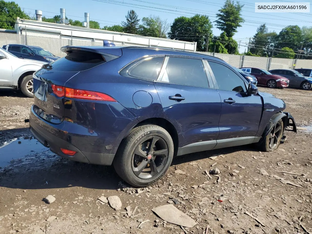 2019 Jaguar F-Pace Premium VIN: SADCJ2FX0KA601596 Lot: 61056715