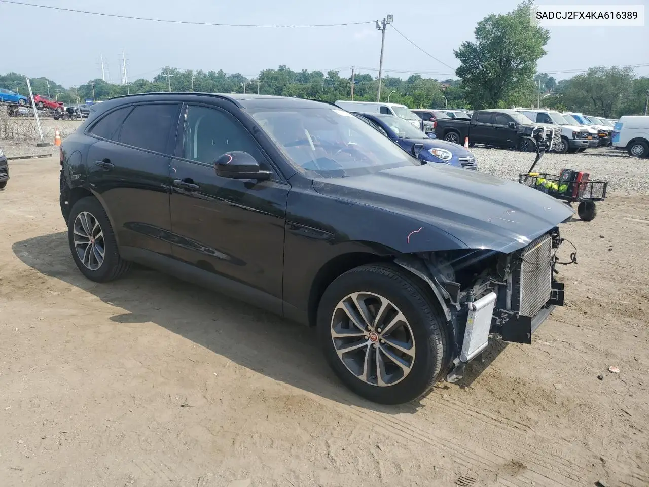 2019 Jaguar F-Pace Premium VIN: SADCJ2FX4KA616389 Lot: 61060425