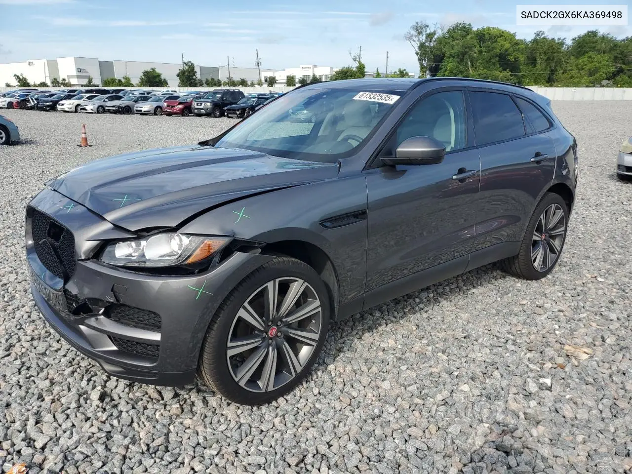 2019 Jaguar F-Pace Prestige VIN: SADCK2GX6KA369498 Lot: 61332535