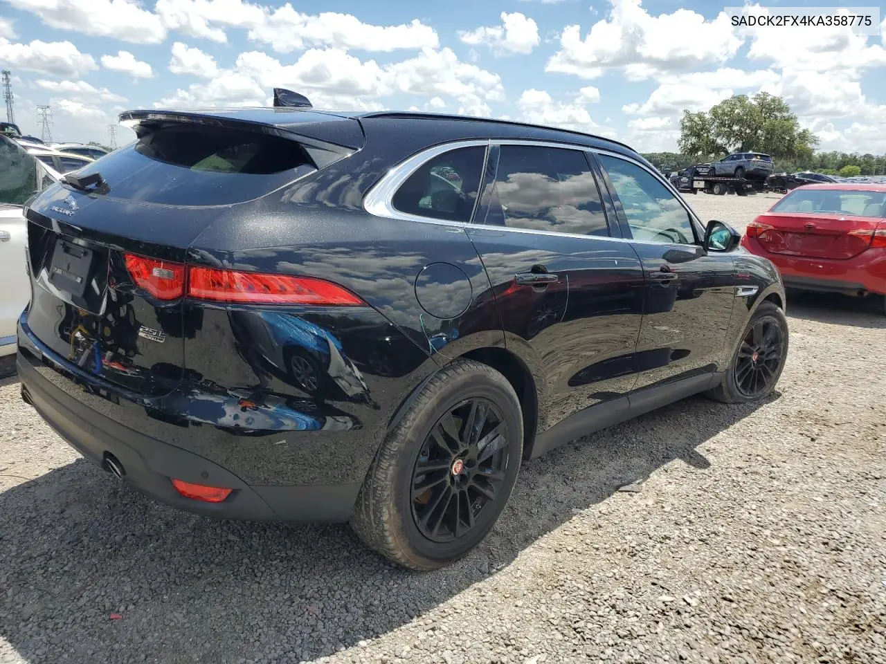 2019 Jaguar F-Pace Prestige VIN: SADCK2FX4KA358775 Lot: 61371745