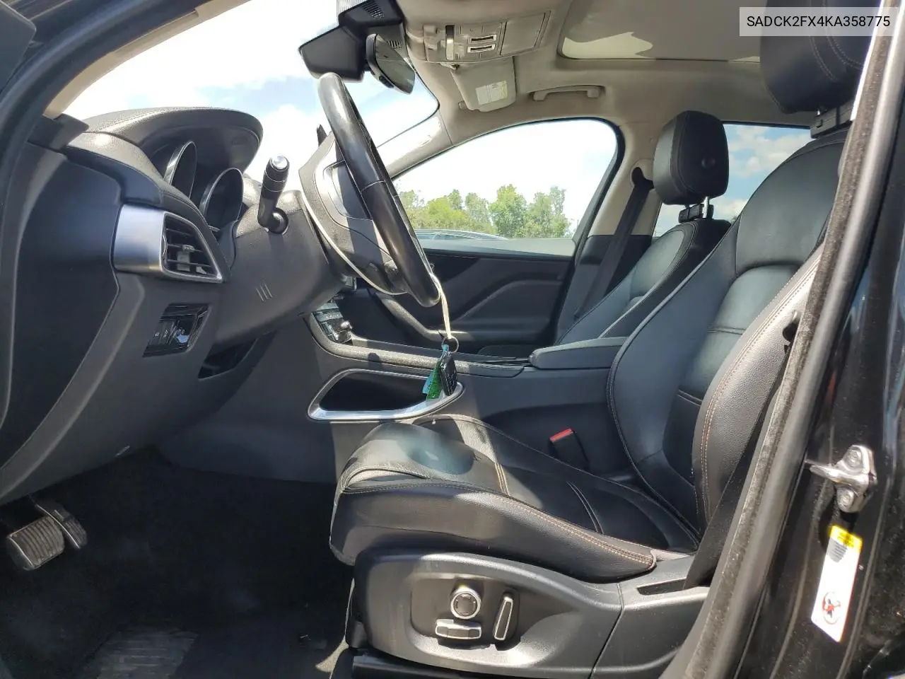 2019 Jaguar F-Pace Prestige VIN: SADCK2FX4KA358775 Lot: 61371745