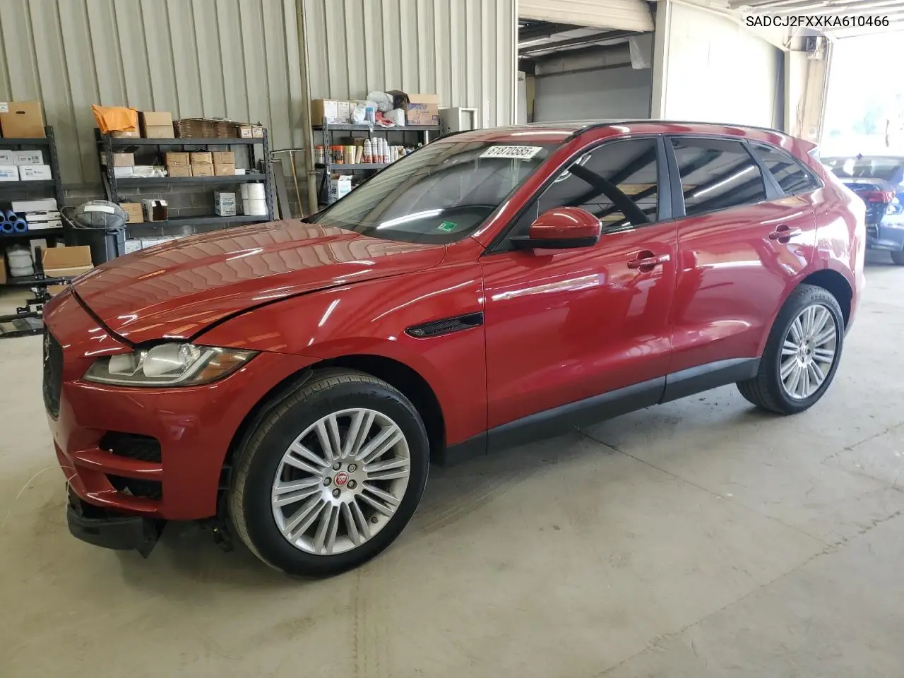 2019 Jaguar F-Pace Premium VIN: SADCJ2FXXKA610466 Lot: 61870585