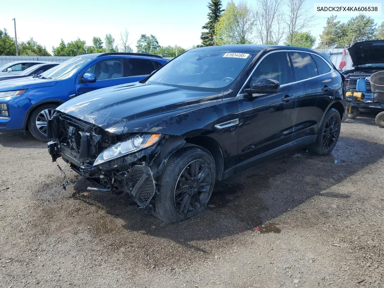 2019 Jaguar F-Pace Prestige VIN: SADCK2FX4KA606538 Lot: 61924495