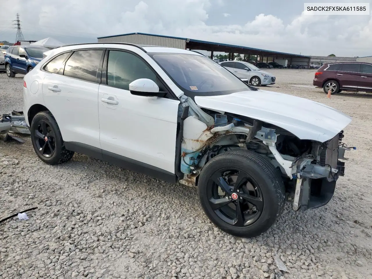 2019 Jaguar F-Pace Prestige VIN: SADCK2FX5KA611585 Lot: 62417015