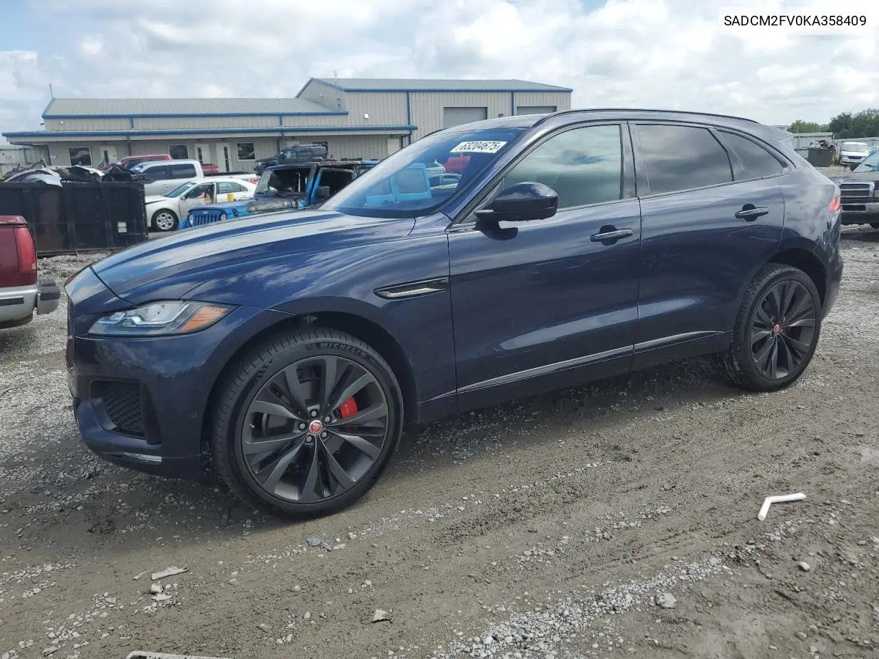 2019 Jaguar F-Pace S VIN: SADCM2FV0KA358409 Lot: 63204675