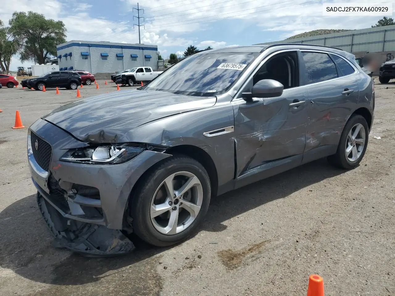 2019 Jaguar F-Pace Premium VIN: SADCJ2FX7KA600929 Lot: 63679575