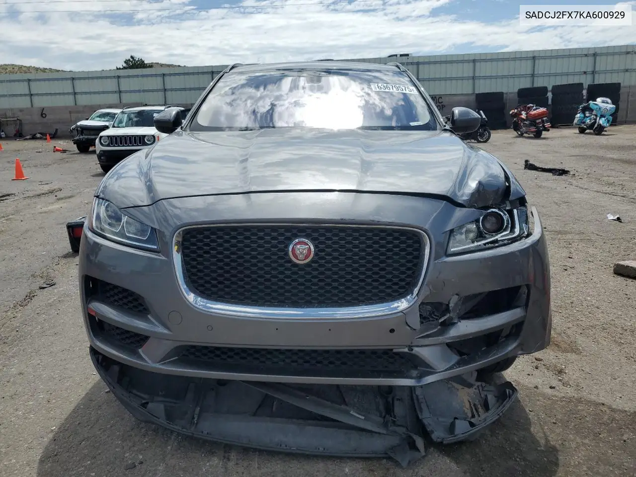 2019 Jaguar F-Pace Premium VIN: SADCJ2FX7KA600929 Lot: 63679575