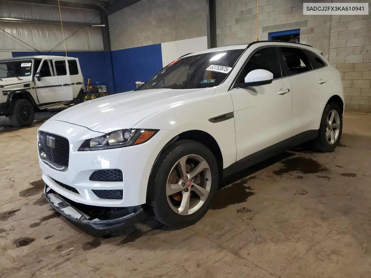 2019 Jaguar F-Pace Premium VIN: SADCJ2FX3KA610941 Lot: 63752875