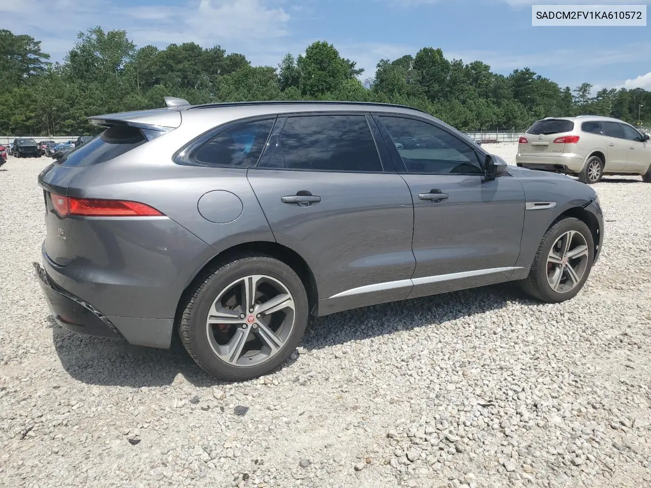2019 Jaguar F-Pace S VIN: SADCM2FV1KA610572 Lot: 64169105