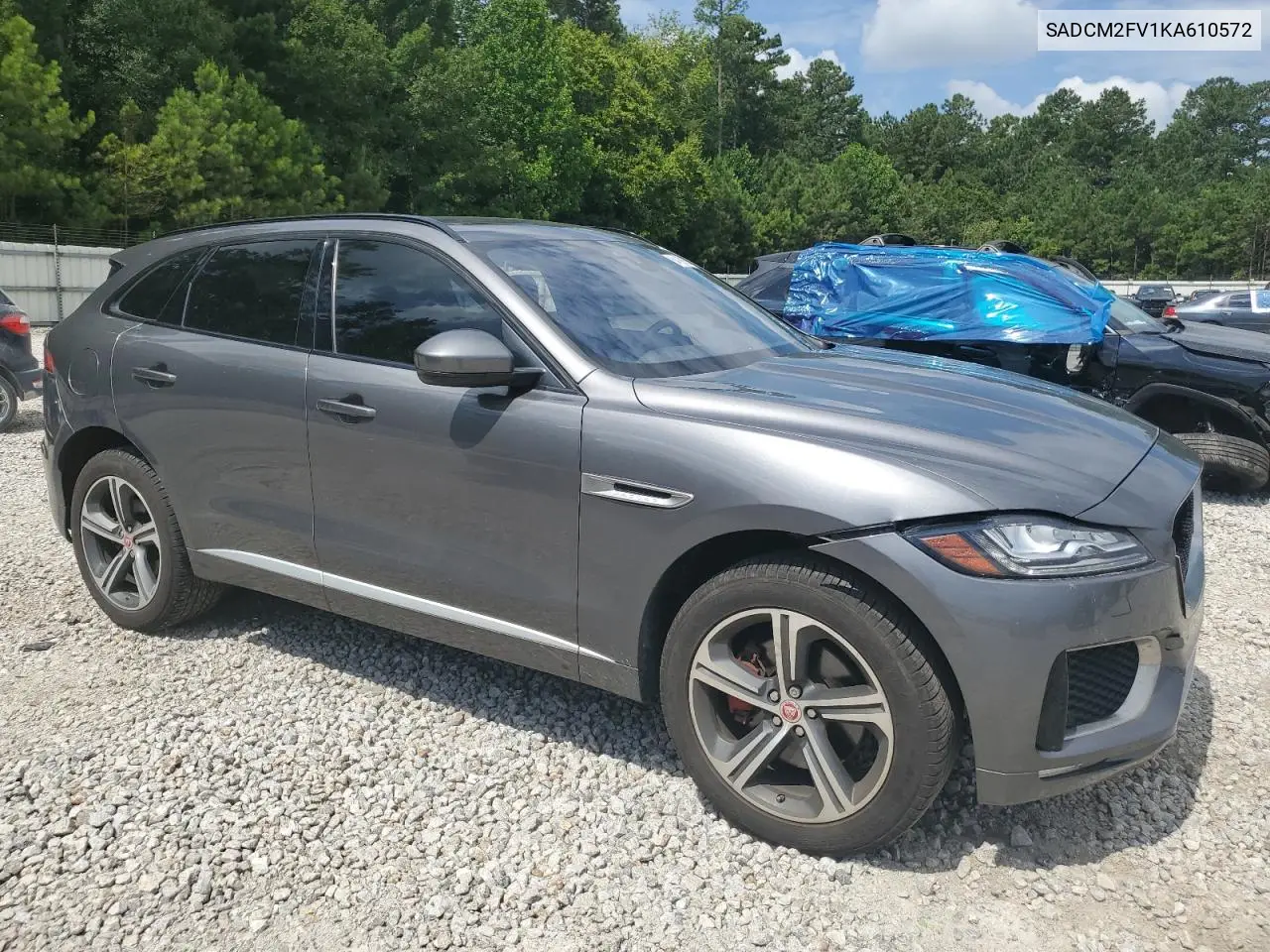 2019 Jaguar F-Pace S VIN: SADCM2FV1KA610572 Lot: 64169105