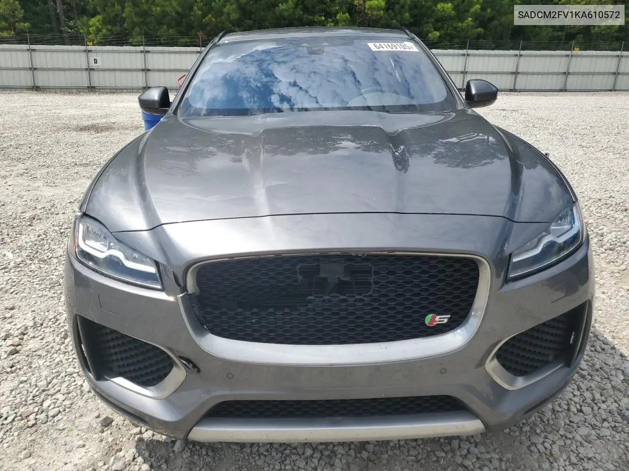 2019 Jaguar F-Pace S VIN: SADCM2FV1KA610572 Lot: 64169105
