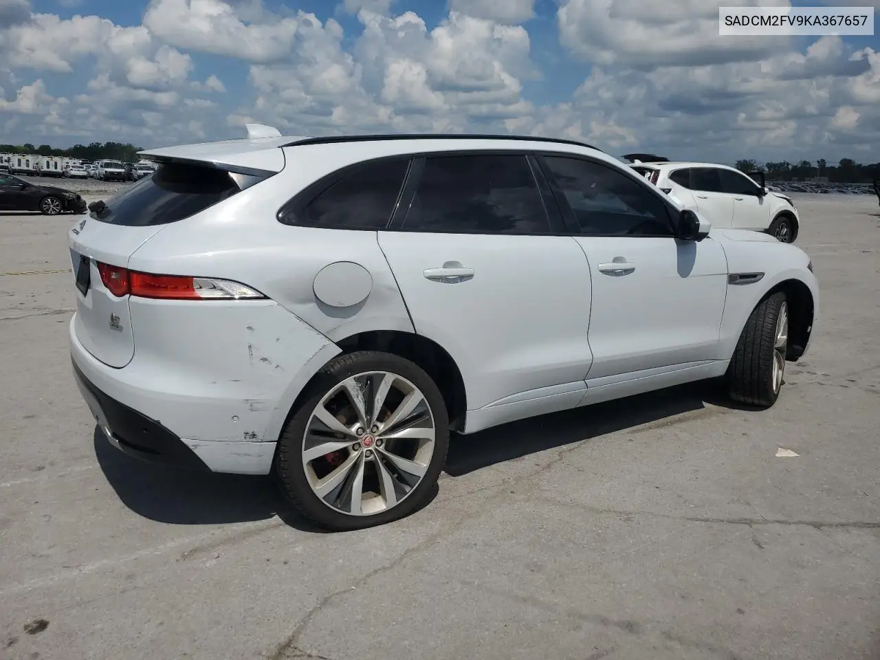 2019 Jaguar F-Pace S VIN: SADCM2FV9KA367657 Lot: 64839375