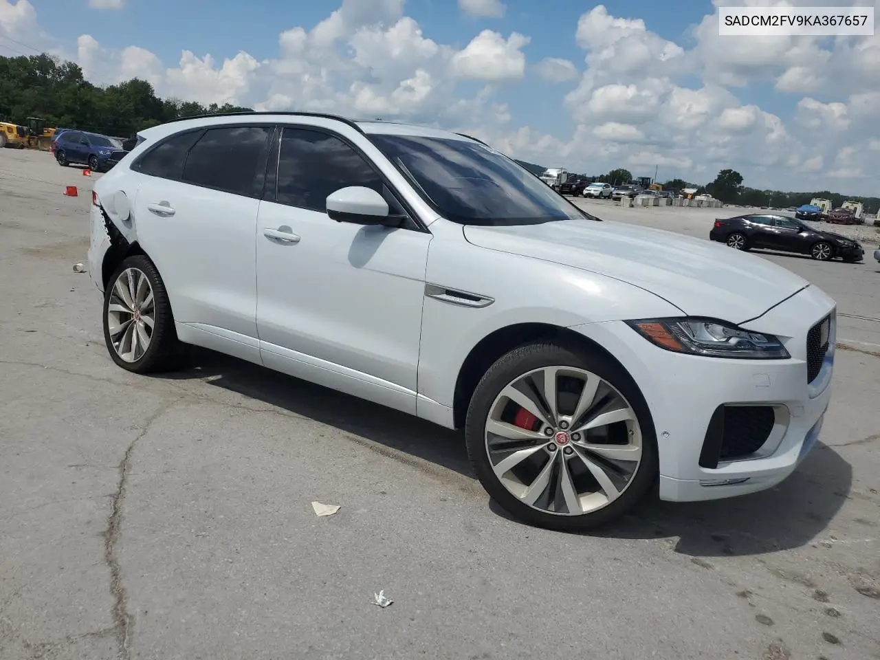 2019 Jaguar F-Pace S VIN: SADCM2FV9KA367657 Lot: 64839375