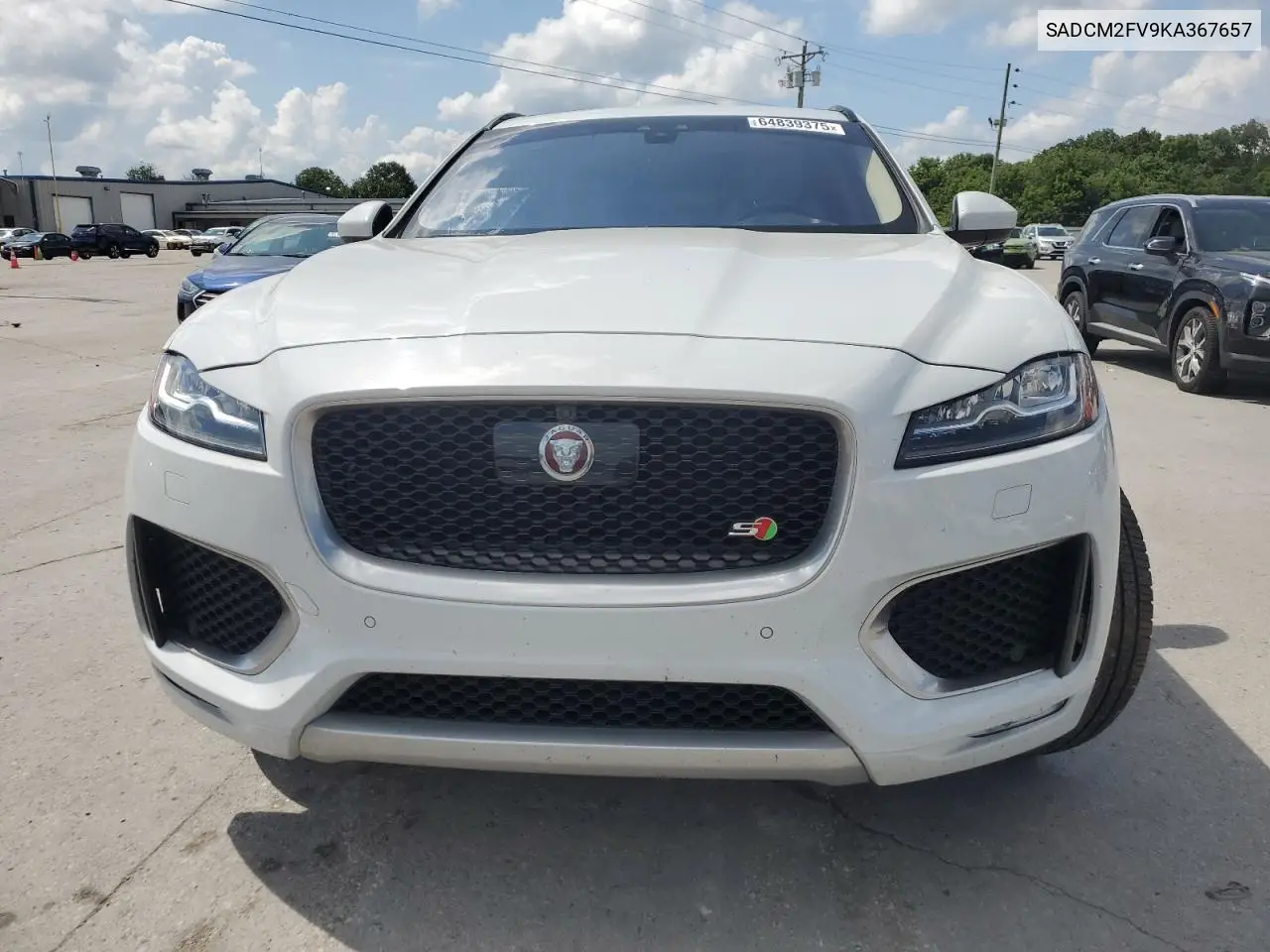 2019 Jaguar F-Pace S VIN: SADCM2FV9KA367657 Lot: 64839375