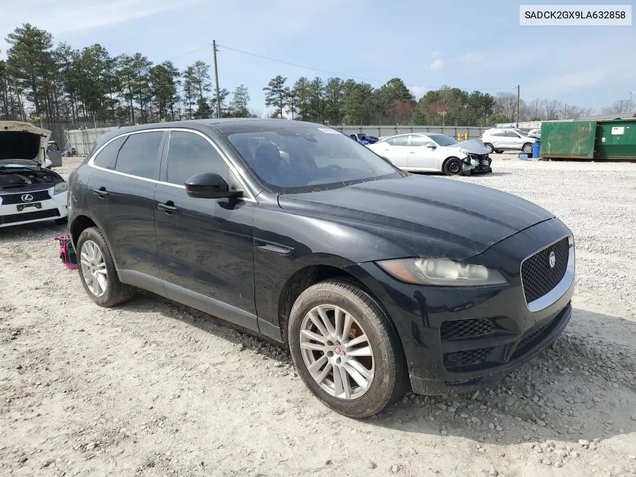 2020 Jaguar F-Pace Prestige VIN: SADCK2GX9LA632858 Lot: 44627085