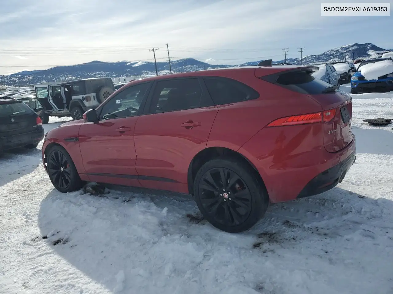 2020 Jaguar F-Pace S VIN: SADCM2FVXLA619353 Lot: 45680275
