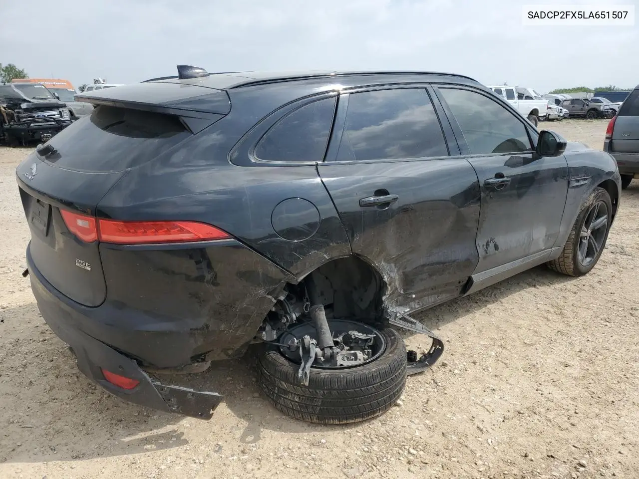 2020 Jaguar F-Pace Checkered Flag VIN: SADCP2FX5LA651507 Lot: 51790125