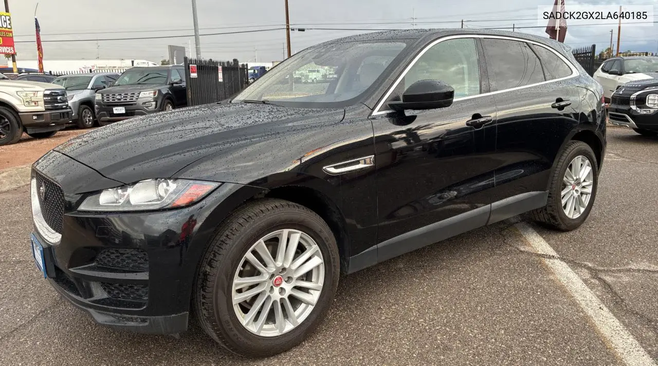 2020 Jaguar F-Pace Prestige VIN: SADCK2GX2LA640185 Lot: 56074585