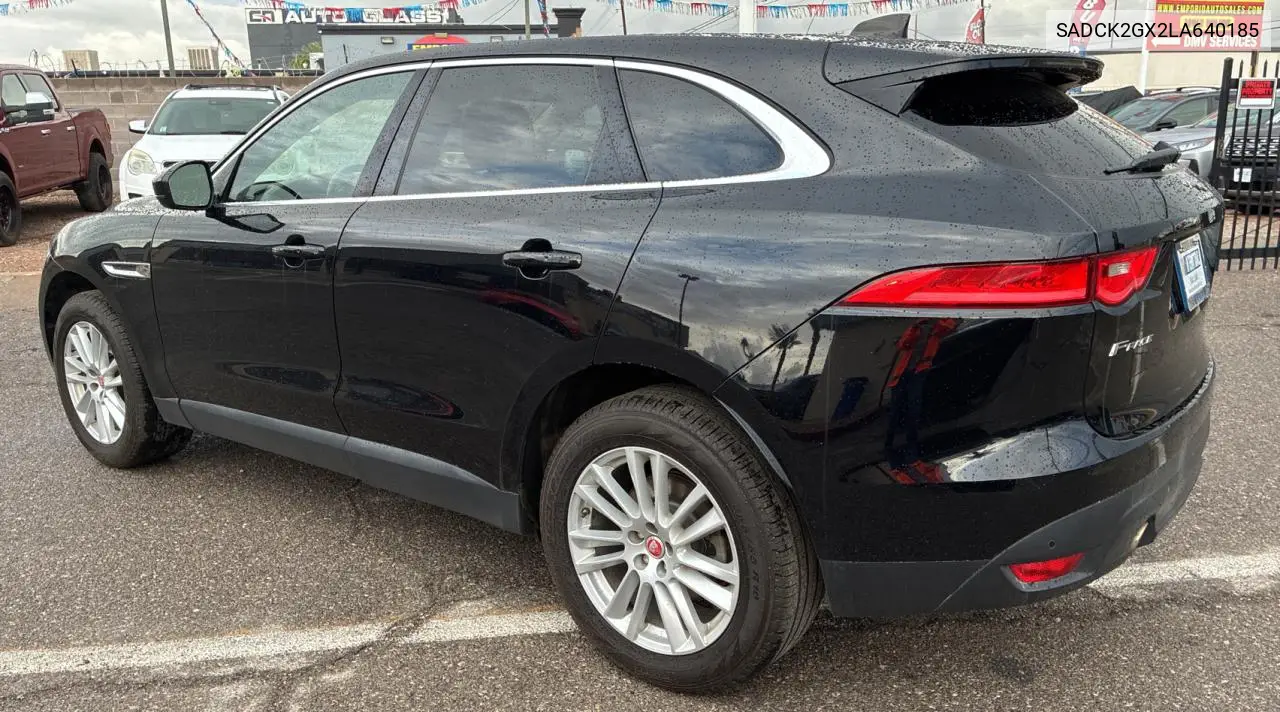 2020 Jaguar F-Pace Prestige VIN: SADCK2GX2LA640185 Lot: 56074585