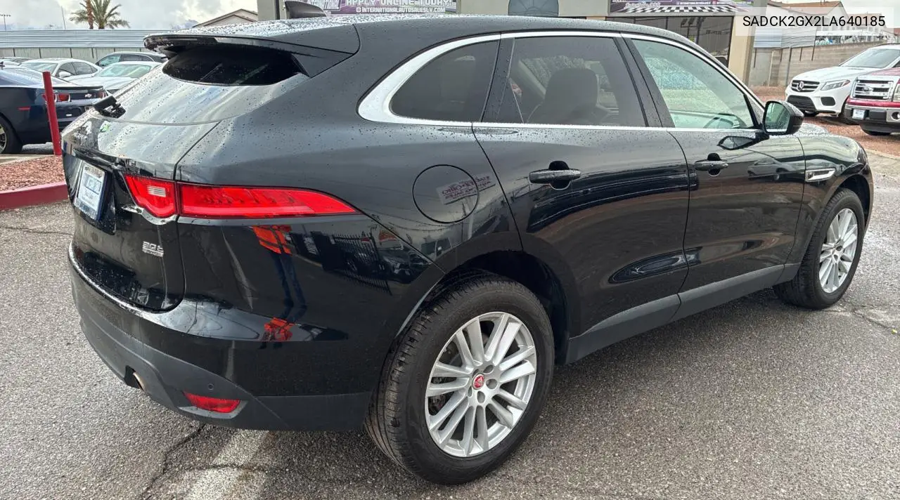 2020 Jaguar F-Pace Prestige VIN: SADCK2GX2LA640185 Lot: 56074585