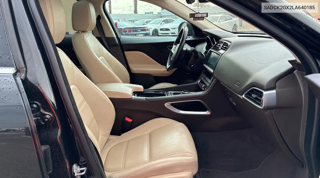 2020 Jaguar F-Pace Prestige VIN: SADCK2GX2LA640185 Lot: 56074585