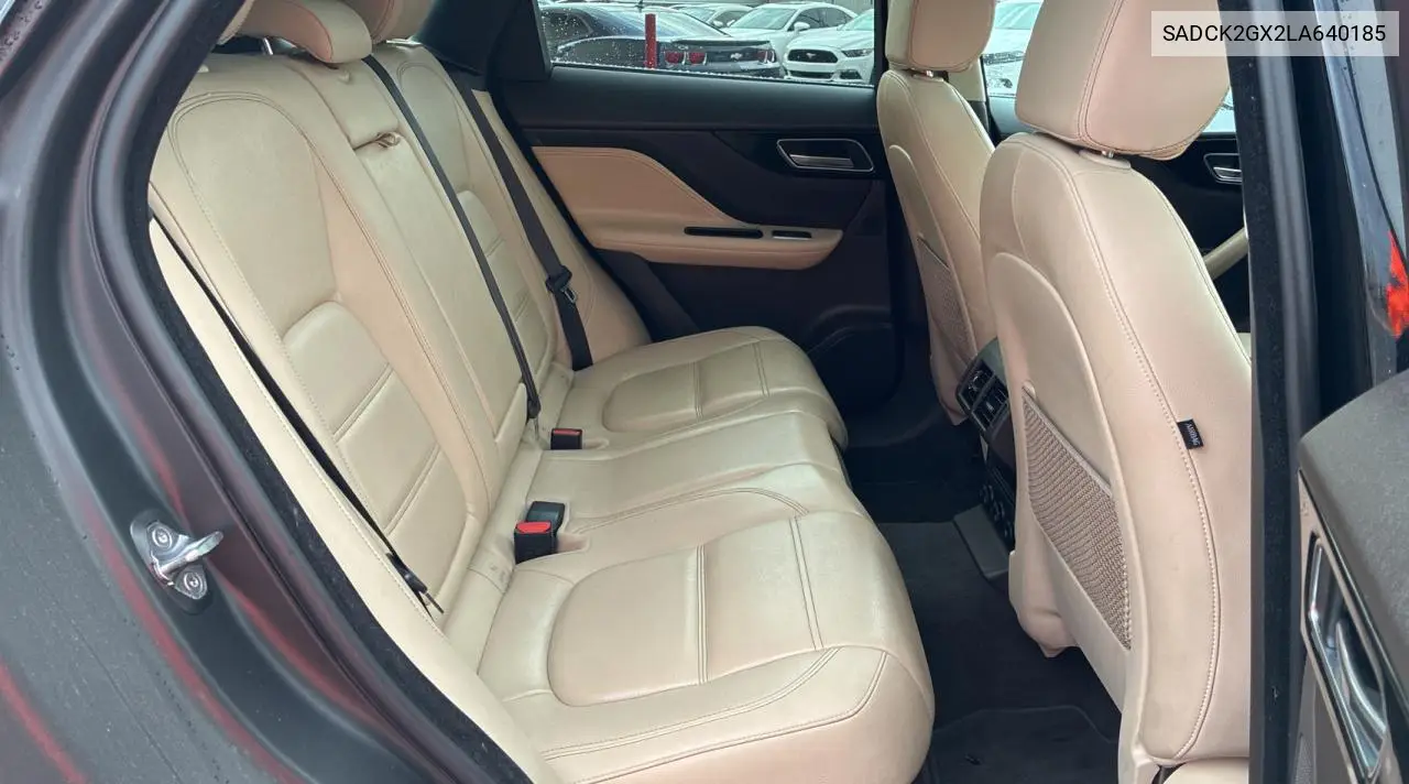 2020 Jaguar F-Pace Prestige VIN: SADCK2GX2LA640185 Lot: 56074585